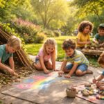 5 jeux a faire dehors qui stimulent la créativité des enfants