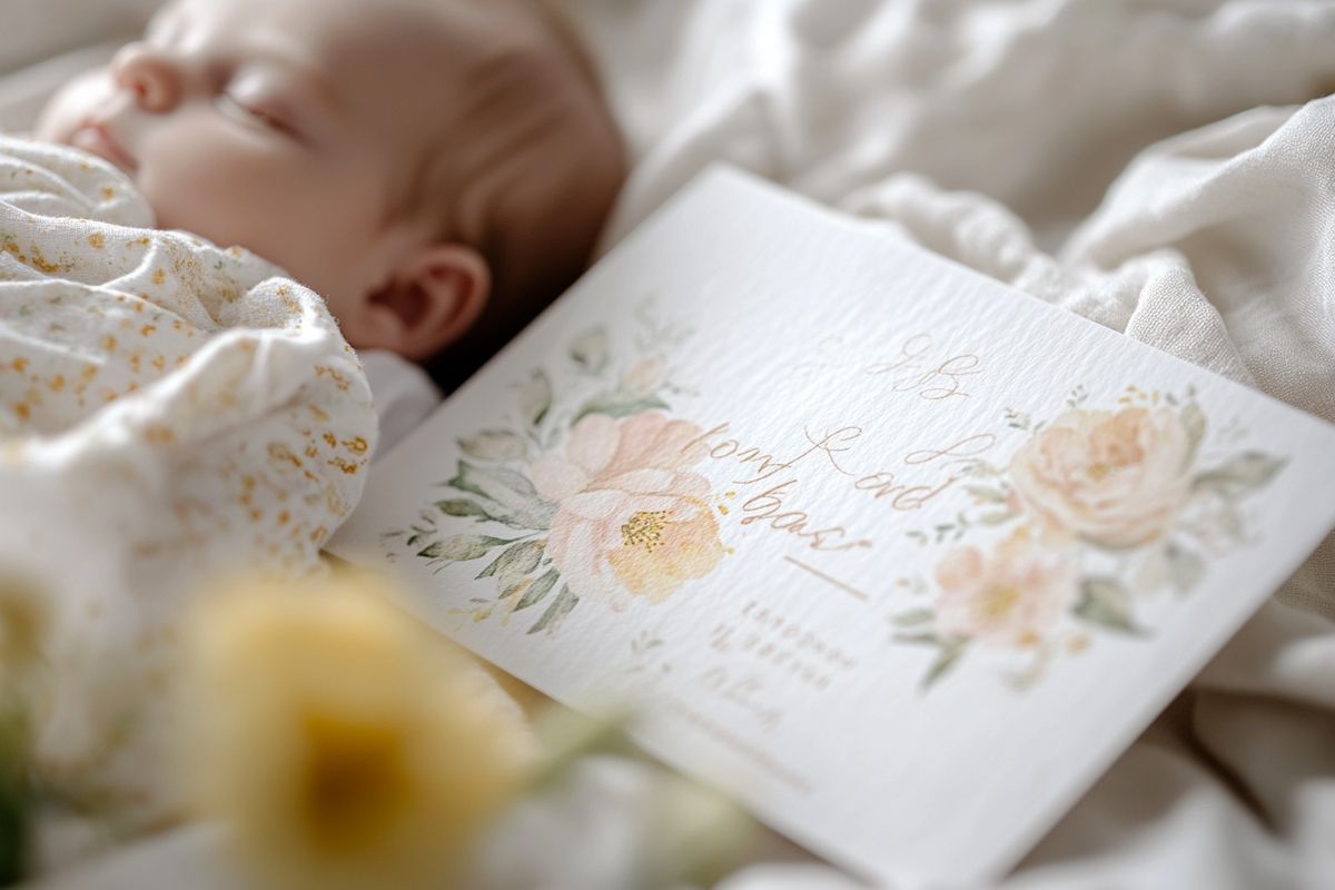 Annoncez l'arrivée de bébé avec un faire-part de naissance réussi