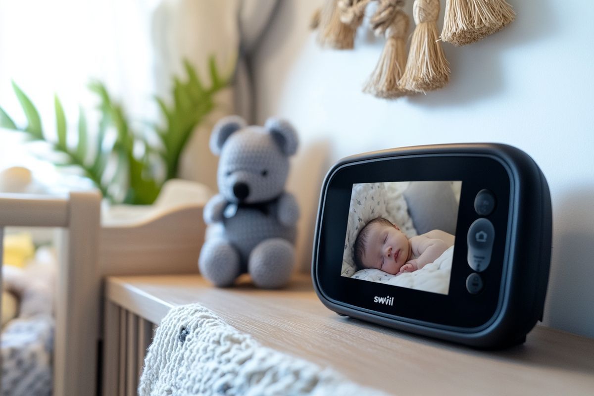 Babyphone Switel DCF900 : Ecoute bébé vidéo
