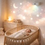 Berceuses pour un bébé : ambiance murale douce avec vidéoprojecteur Epson