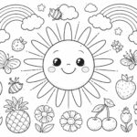 Coloriage du soleil : une activité éducative pour apprendre les couleurs