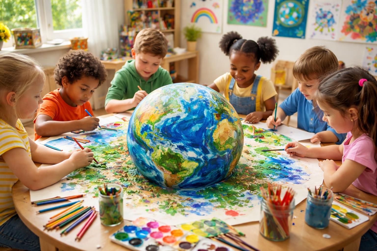découvrez comment le coloriage de la planète stimule l'imagination et la créativité chez les enfants, en éveillant leur curiosité pour l'environnement et le développement artistique.