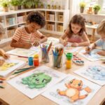 Comment organiser un atelier avec des dessins à imprimer de Pokemon