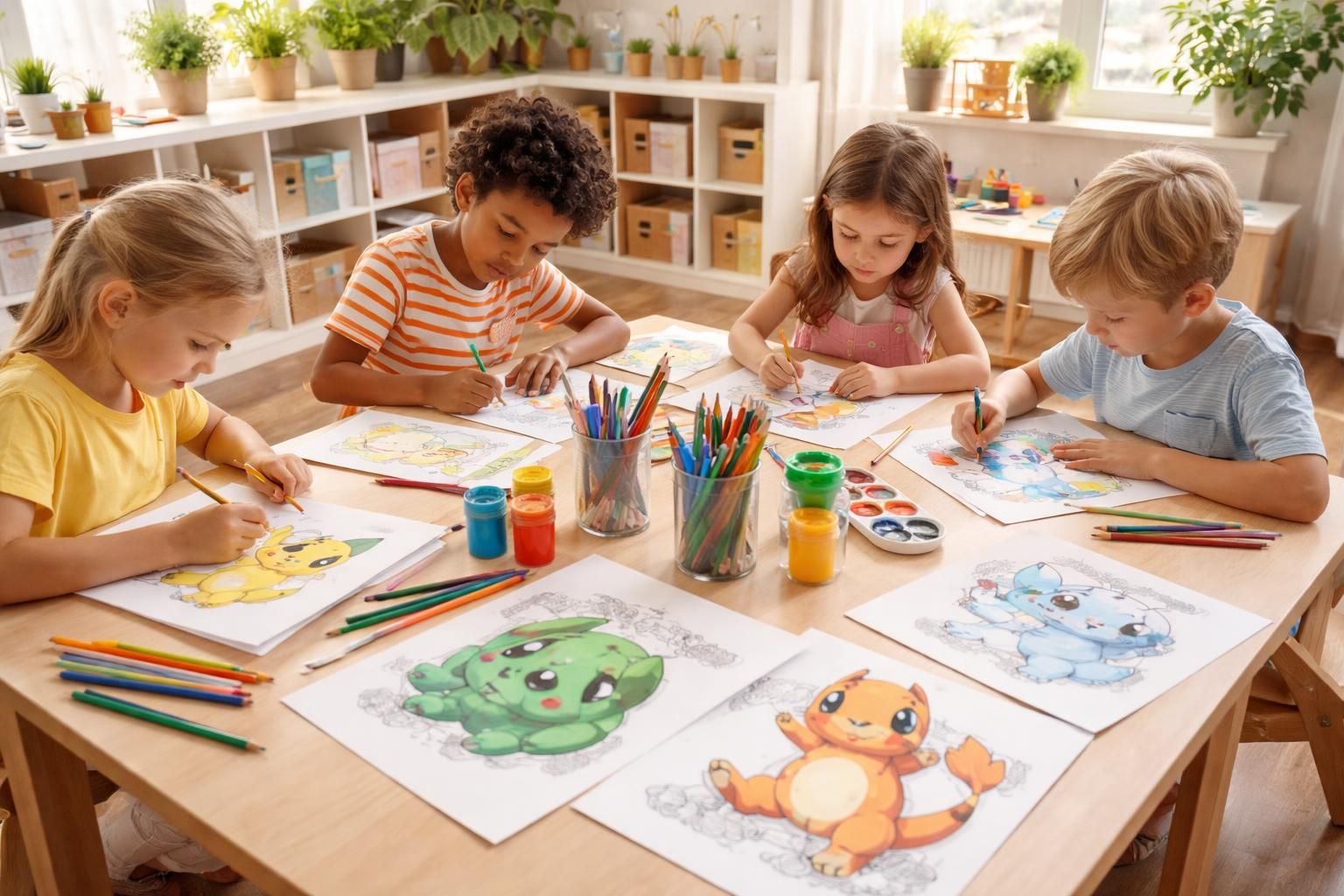découvrez comment organiser un atelier amusant avec des dessins à imprimer de pokemon, idéal pour les enfants et les fans de la célèbre franchise.