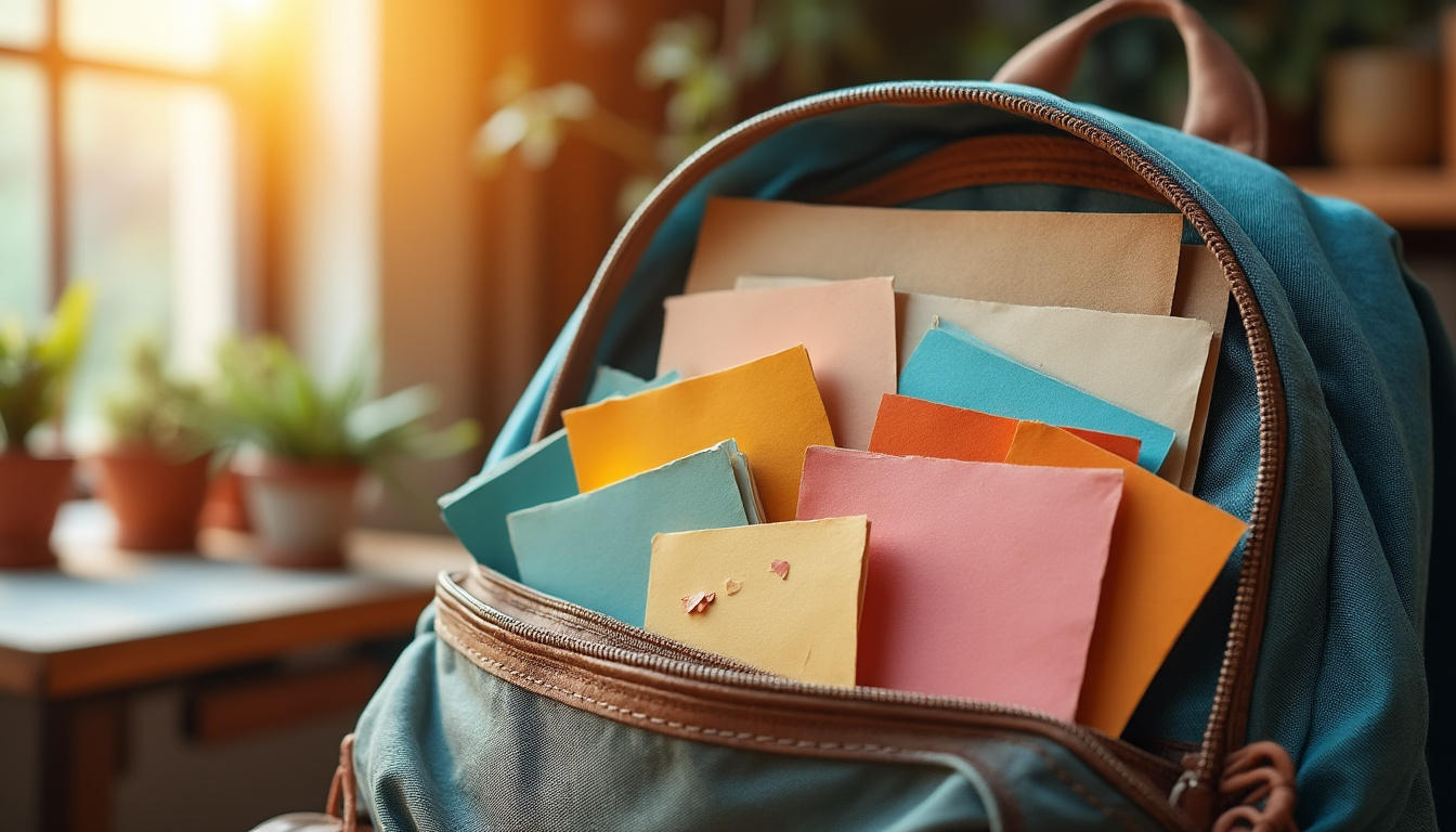 découvrez une sélection de petits mots doux à glisser dans le cartable de votre petite fille pour lui apporter tendresse, encouragement et sourire tout au long de sa journée d'école.