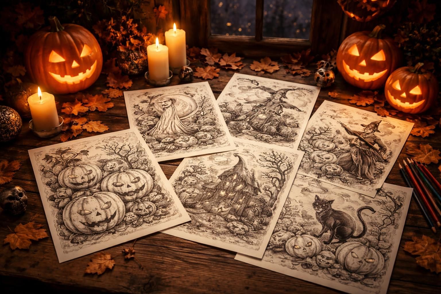libérez votre créativité avec ces magnifiques dessins à imprimer pour halloween, parfaits pour toute la famille et les activités festives.