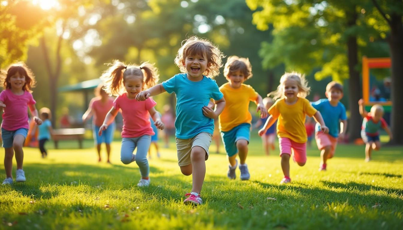 découvrez des idées de jeux d'extérieur adaptés aux enfants de 3 ans, parfaits pour encourager la socialisation, développer la motricité et animer vos journées en plein air !