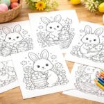Lapin de pâques en coloriage : des modèles gratuits à imprimer pour les fêtes
