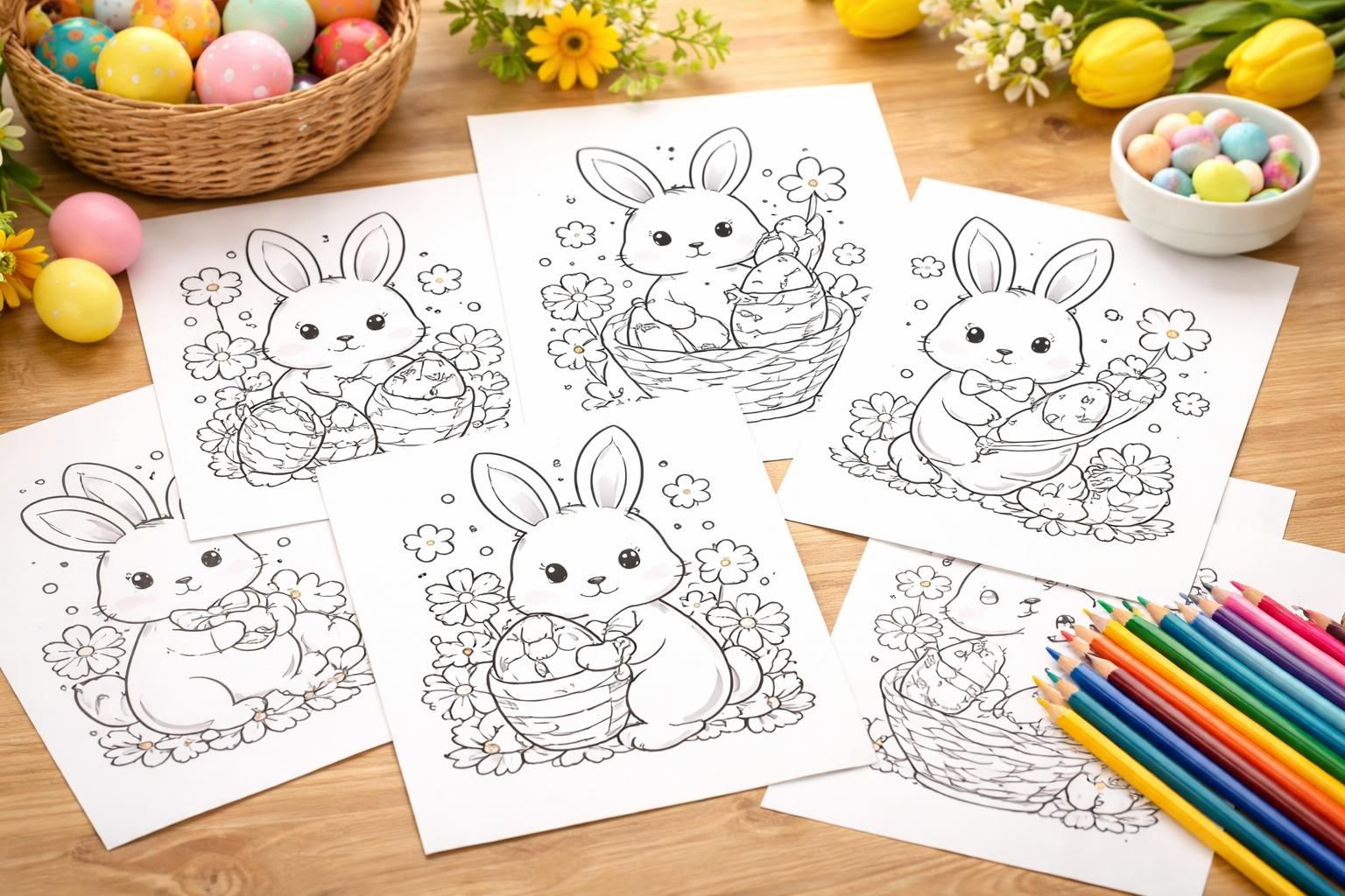 découvrez nos modèles gratuits de lapins de pâques à colorier, parfaits pour occuper les enfants et célébrer les fêtes avec créativité. imprimez facilement et amusez-vous en famille !