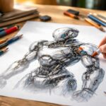 Le coloriage d&rsquo;un robot, un passe-temps qui stimule l&rsquo;imagination