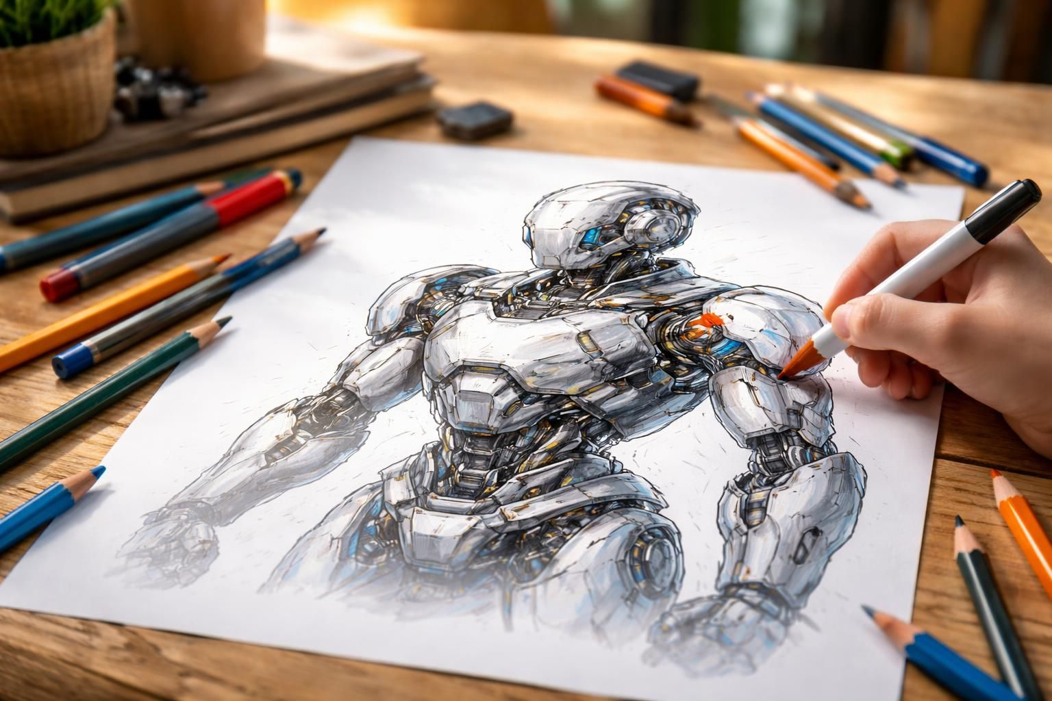 découvrez comment le coloriage d'un robot peut stimuler l'imagination et offrir un passe-temps créatif pour tous les âges.