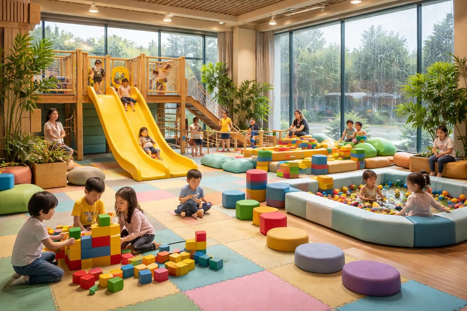 découvrez les meilleurs espaces de jeux couverts pour enfants près de chez vous, parfaits pour des journées pluvieuses et pour s'amuser en toute sécurité.