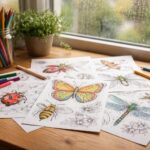 Les insectes à colorier : une activité ludique pour les journées pluvieuses