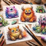 Les meilleures techniques pour colorier vos monstres à colorier