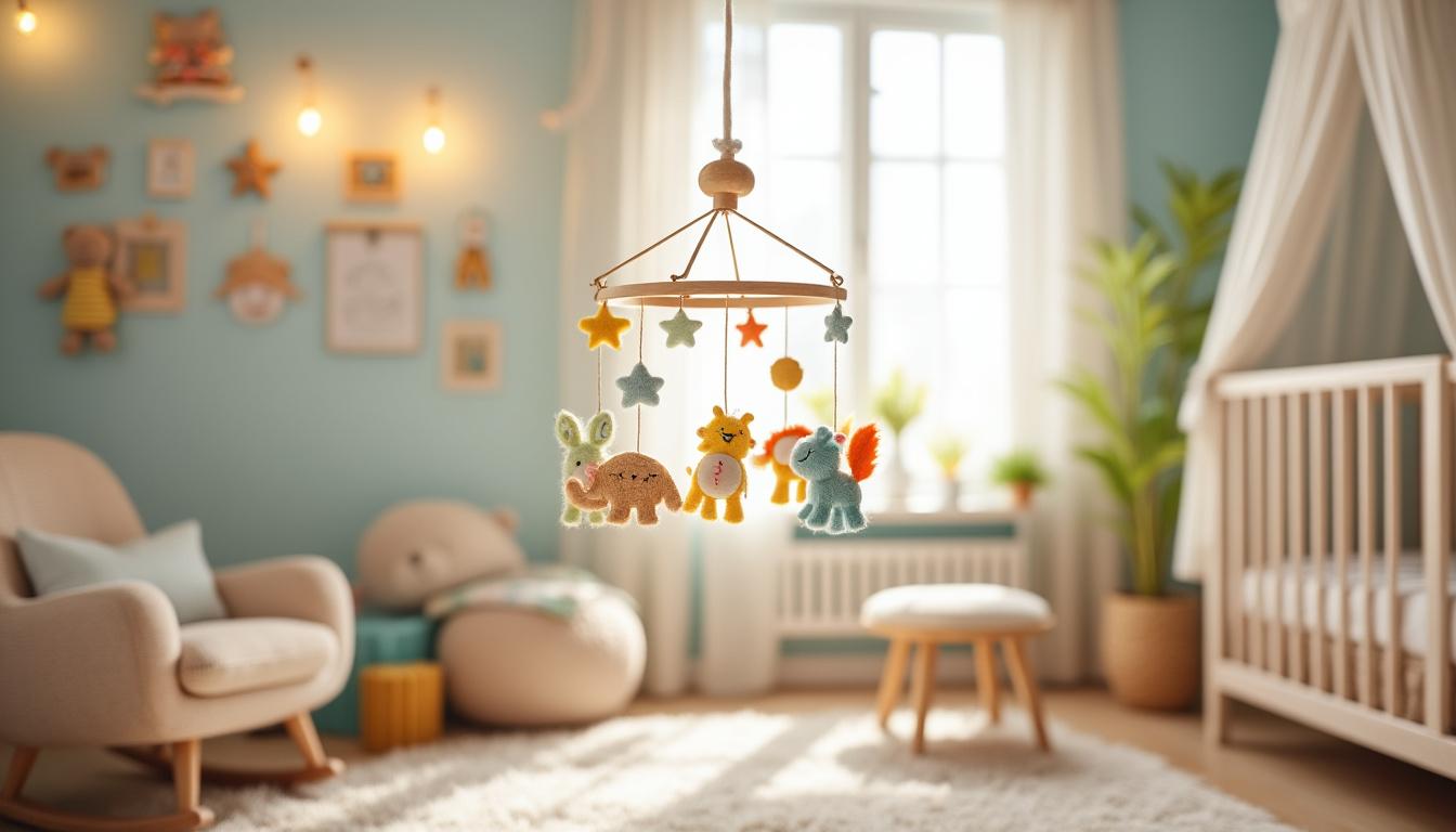 découvrez les bienfaits d'un mobile musical et veilleuse pour bébé : créez une ambiance apaisante pour favoriser le sommeil de votre enfant, stimuler son imagination et instaurer une routine relaxante. explorez comment cet accessoire essentiel peut transformer les nuits de votre petit trésor.