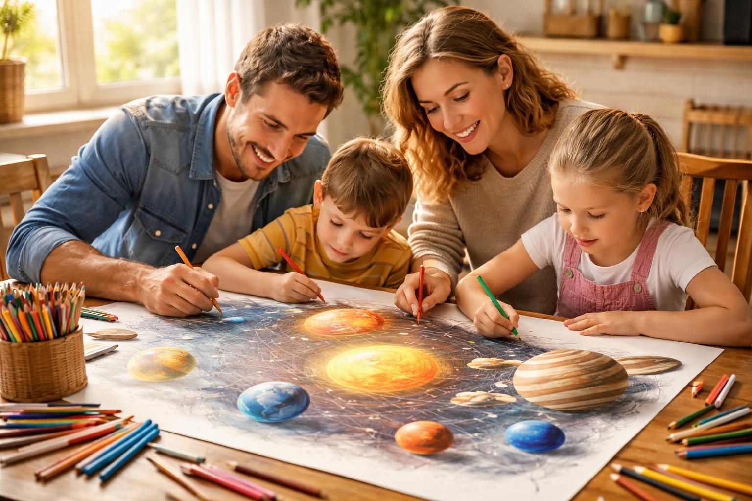 découvrez pourquoi le coloriage d'un système solaire est une activité ludique et éducative idéale pour renforcer les liens familiaux tout en stimulant la créativité et l'apprentissage des enfants.