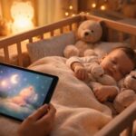 Sommeil du bébé : transformer le coucher en rituel doux sur tablette tactile