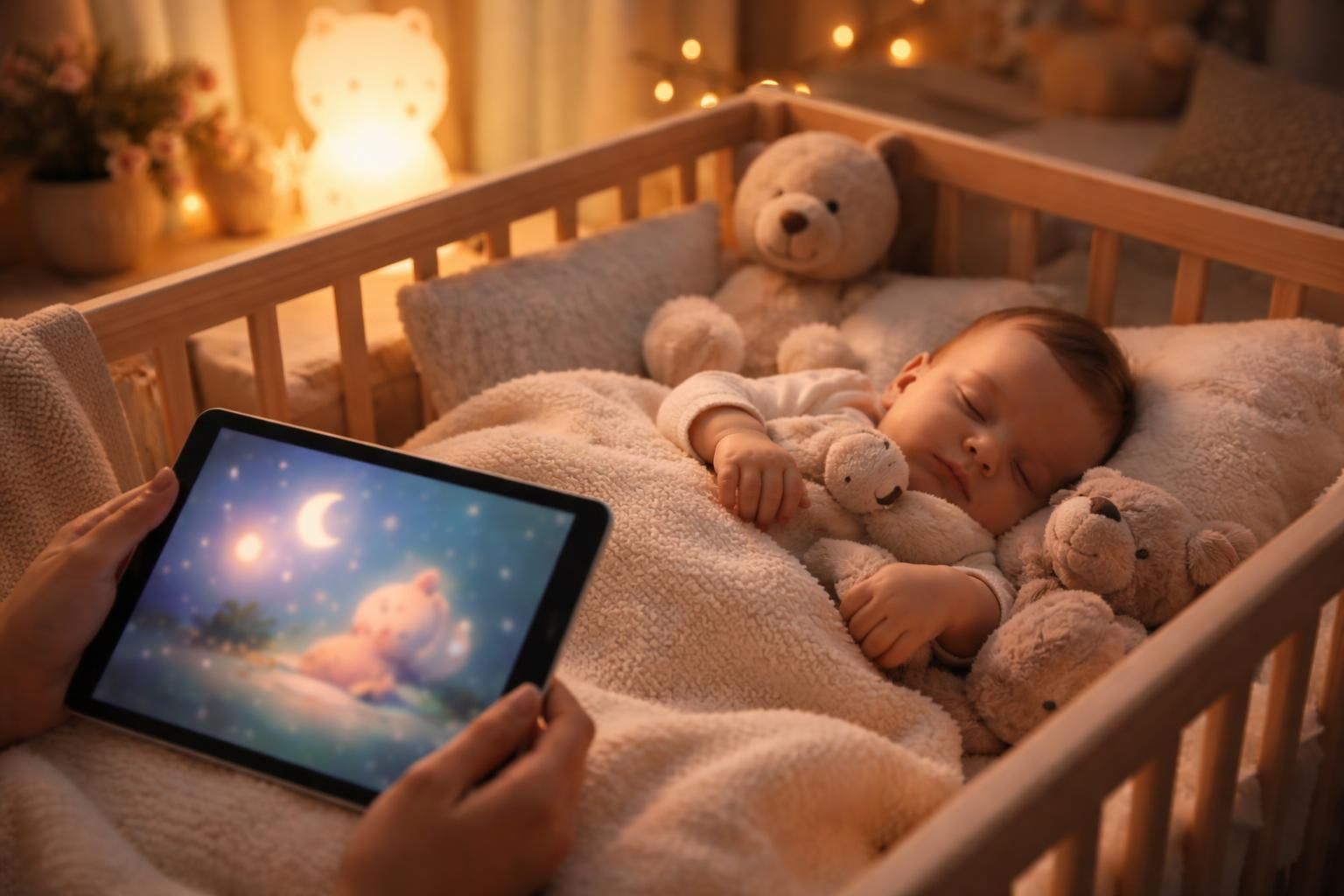 découvrez comment transformer le coucher de votre bébé en un rituel doux et apaisant grâce à une tablette tactile, pour des nuits tranquilles et des réveils sereins.
