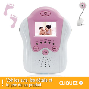 écoute bébé video design fleur