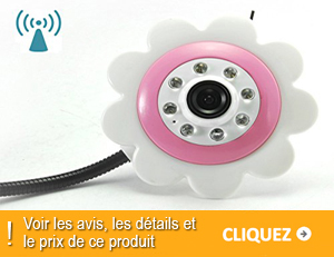  Babyphone video design fleur 