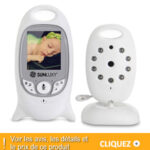 Babyphone Sunluxy 2″ LCD Couleur : l’écoute bébé moniteur vidéo